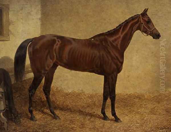 'Crucifix', Winner of the St Leger Oil Painting by John Frederick Herring Snr