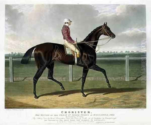 'Chorister', the Winner of the Great St. Leger Stakes at Doncaster, 1831 Oil Painting by John Frederick Herring Snr