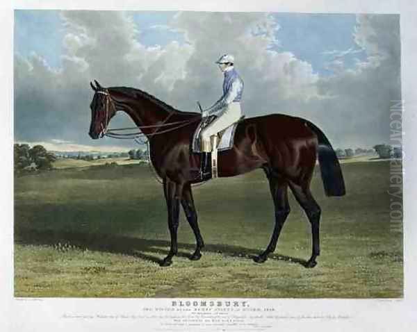 'Bloomsbury', the Winner of the Derby Stakes at Epsom, 1839 Oil Painting by John Frederick Herring Snr