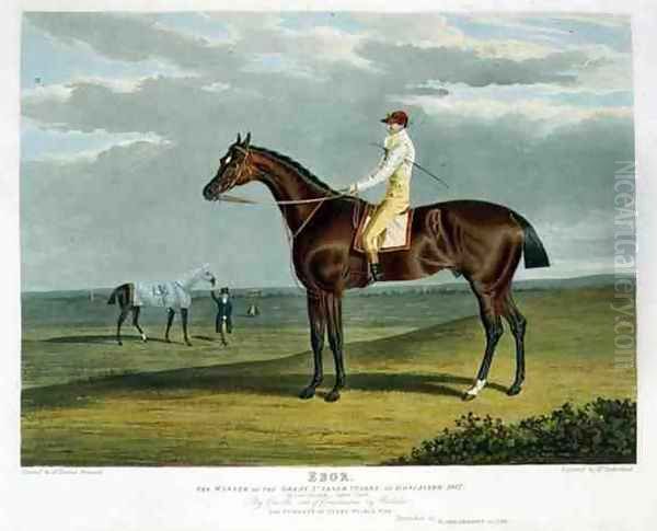 'Ebor', the Winner of the Great St. Leger at Doncaster, 1817 Oil Painting by John Frederick Herring Snr