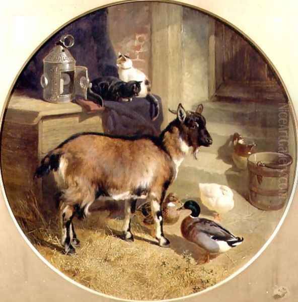 Nanny Oil Painting by John Frederick Herring Snr