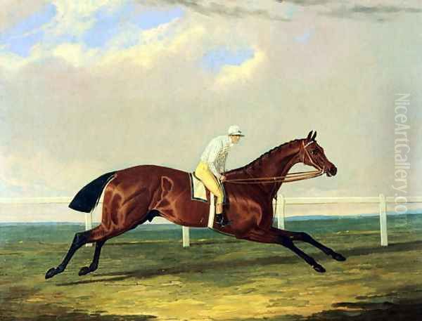 'Tarrare' ridden by George Nelson Oil Painting by John Frederick Herring Snr