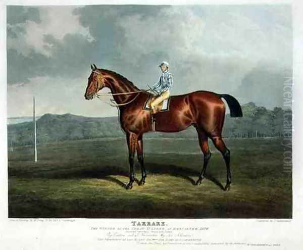 'Tarrare', the Winner of the Great St. Leger at Doncaster, 1826 Oil Painting by John Frederick Herring Snr