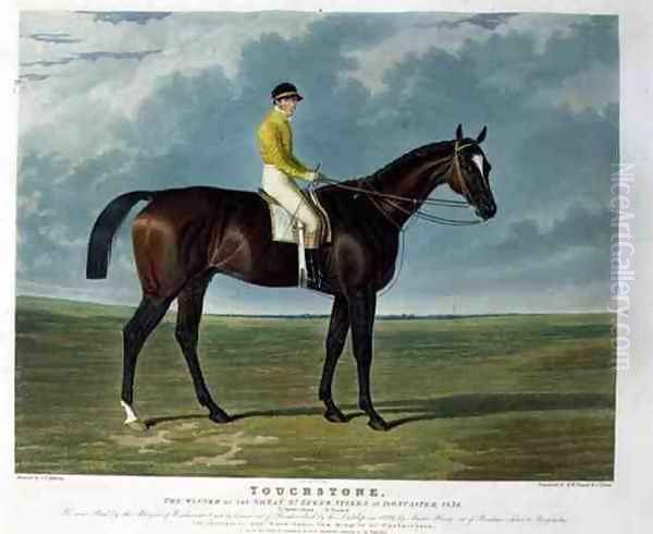 'Touchstone', the Winner of the Great St. Leger Stakes at Doncaster, 1834 Oil Painting by John Frederick Herring Snr