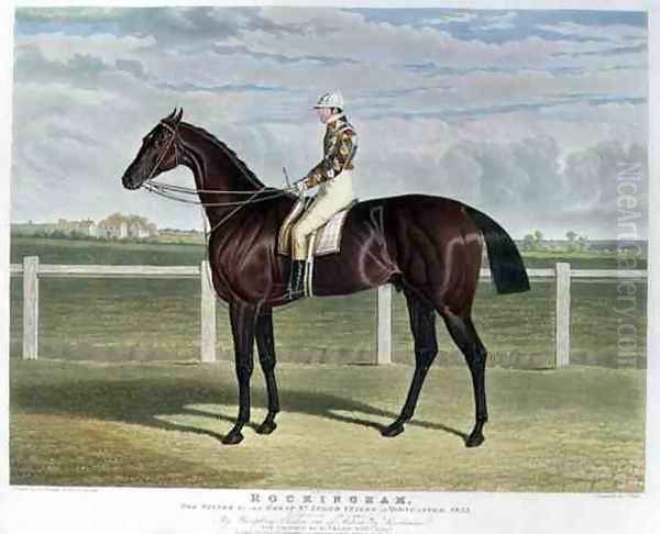 'Rockingham', the Winner of the Great St. Leger Stakes at Doncaster, 1833 Oil Painting by John Frederick Herring Snr