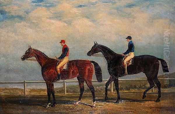 The Ascot Cup, 1829 Oil Painting by John Frederick Herring Snr