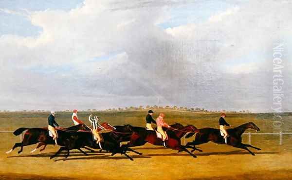 The Doncaster Gold Cup, 1826 Oil Painting by John Frederick Herring Snr