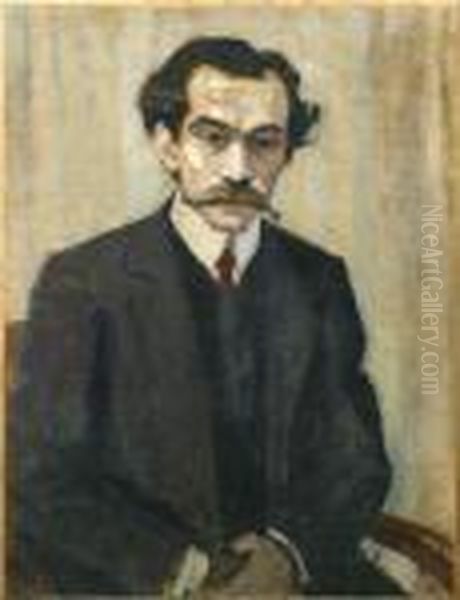 Portrait D'homme Oil Painting by Louis Anquetin