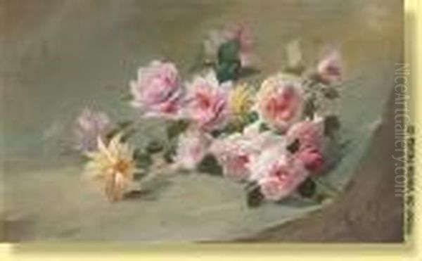 Jetee De Roses Oil Painting by Louis Anquetin