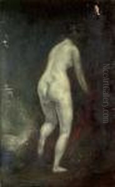 Femme Nue De Dos Oil Painting by Louis Anquetin