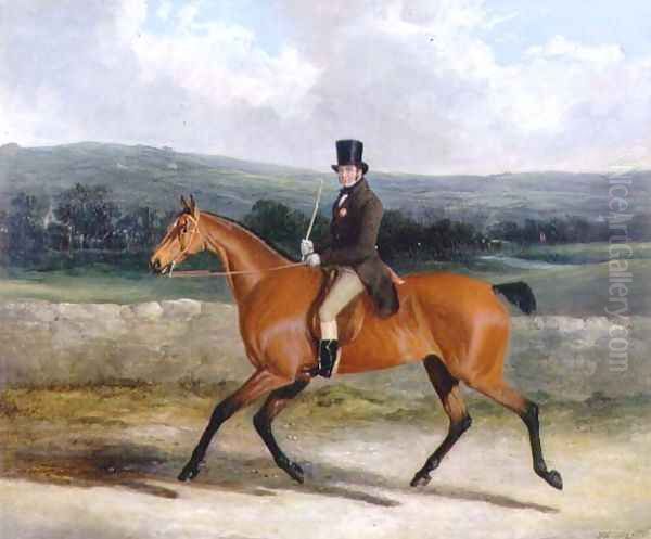 William Ward on Horseback, 1839 Oil Painting by John Frederick Herring Snr