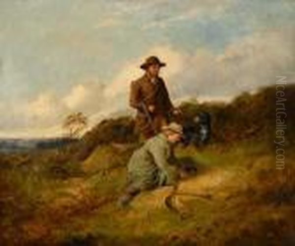 The Sportsman's Pupil Oil Painting by Richard Ansdell