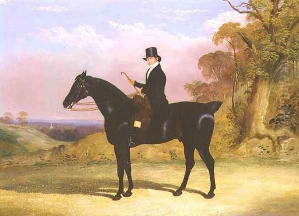 James Nunn, foreman to William Chaplin Esq., 1834 Oil Painting by John Frederick Herring Snr