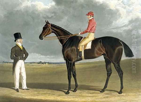 Birmingham, Winner of The St Leger, 1830, engraved by R.G. Reeve, 1831 Oil Painting by John Frederick Herring Snr