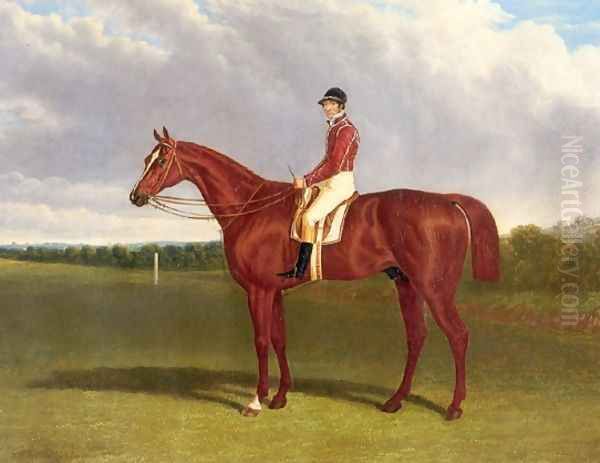 Pleni Potententiary With Jockey Up 1835 Oil Painting by John Frederick Herring Snr