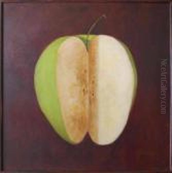 Scruggs Apple Painting Oil Painting by Louis Apol