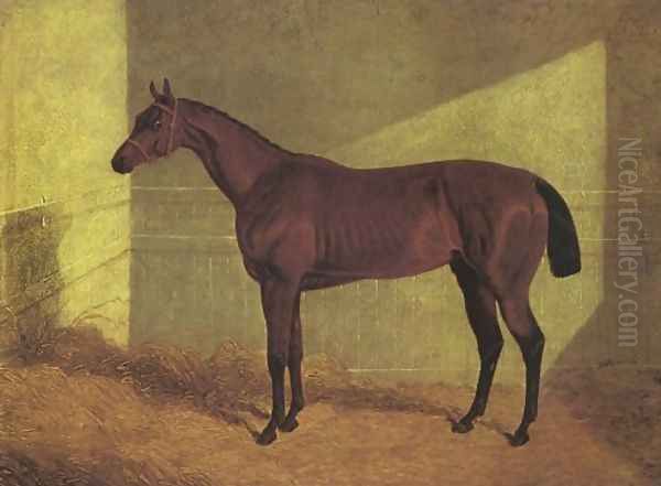 Matilda Winner St Leger 1834 Oil Painting by John Frederick Herring Snr