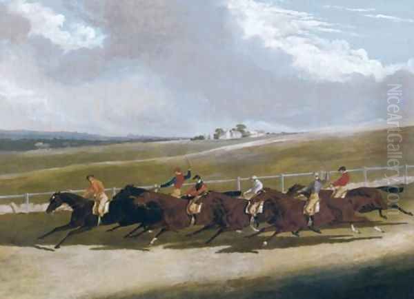 Doncaster Cup Oil Painting by John Frederick Herring Snr