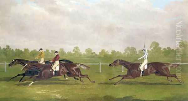 Doncaster Gold Cup 1835 Oil Painting by John Frederick Herring Snr