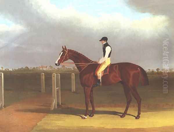 Colonel With Jockey Up Oil Painting by John Frederick Herring Snr