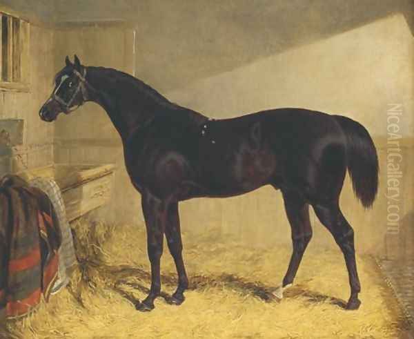 Touchstone Winner 1834 St. Leger Oil Painting by John Frederick Herring Snr