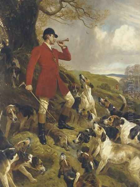 The Kill Oil Painting by John Frederick Herring Snr