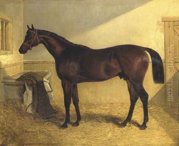 Rockingham Winner 1833 St. Leger 1833 Oil Painting by John Frederick Herring Snr