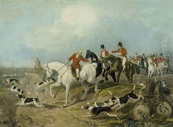 The Find, engraved by Huffman and Mackrill Oil Painting by John Frederick Herring Snr