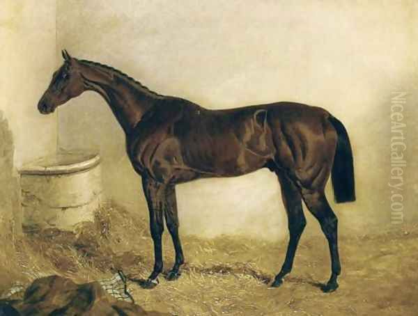 Little Wonder in a Stable 1840 Oil Painting by John Frederick Herring Snr