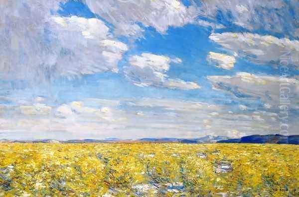 Afternoon Sky, Harney Desert Oil Painting by Childe Hassam