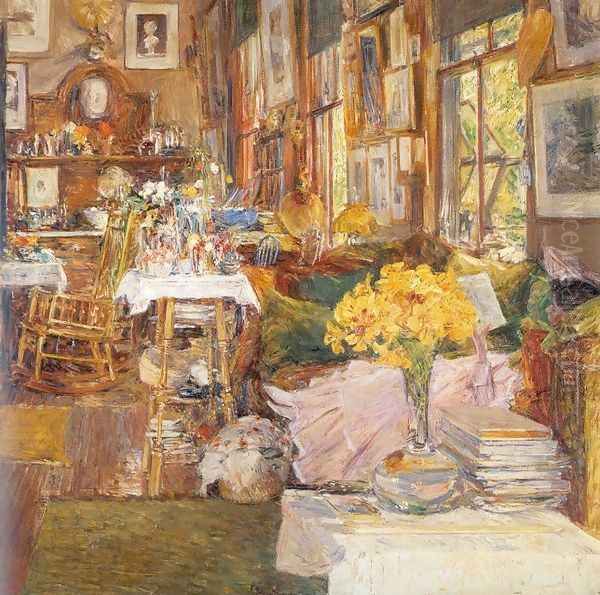 The Room of Flowers 1894 Oil Painting by Childe Hassam