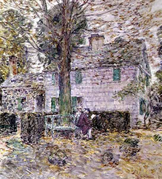 Indian Summer in Colonial Days, 1899 Oil Painting by Childe Hassam