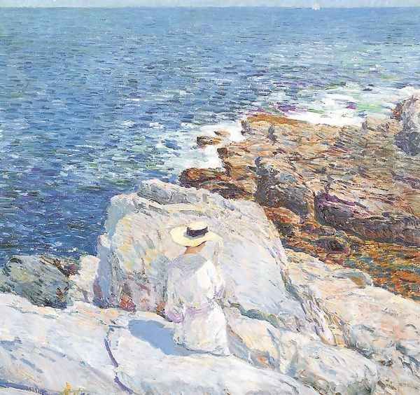 The South Ledges, Appledore 1913 Oil Painting by Childe Hassam