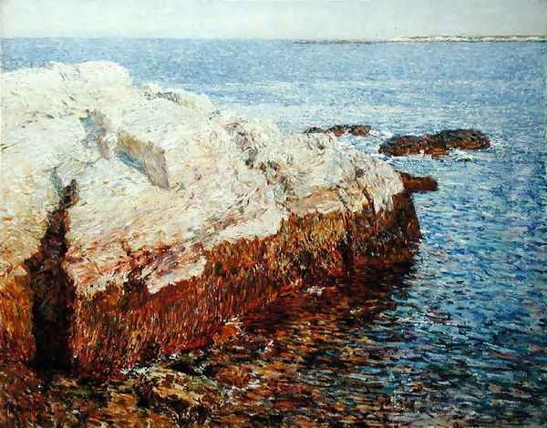 Cliff Rock, Appledore, 1903 Oil Painting by Childe Hassam