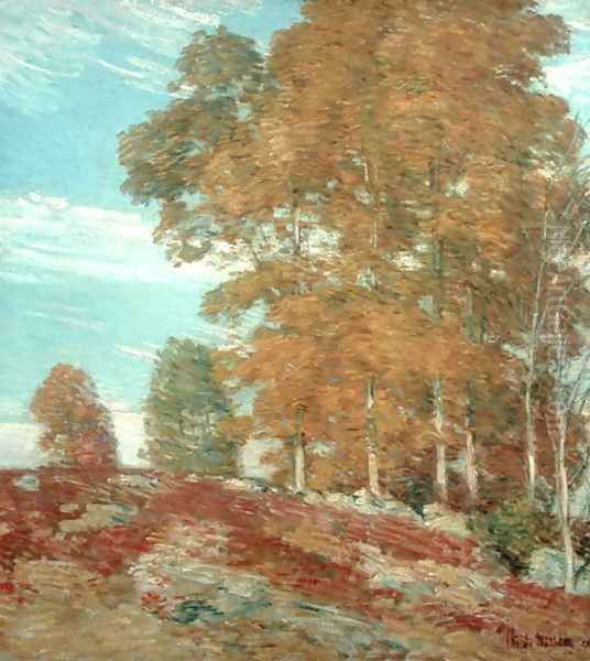 Autumn Hilltop, New England, 1906 Oil Painting by Childe Hassam