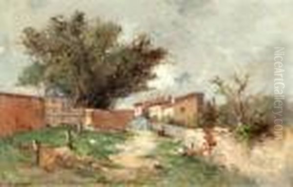 Chemin Oil Painting by Adolphe Appian