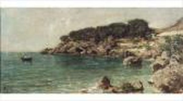 Calanque Mediteraneenne Oil Painting by Adolphe Appian