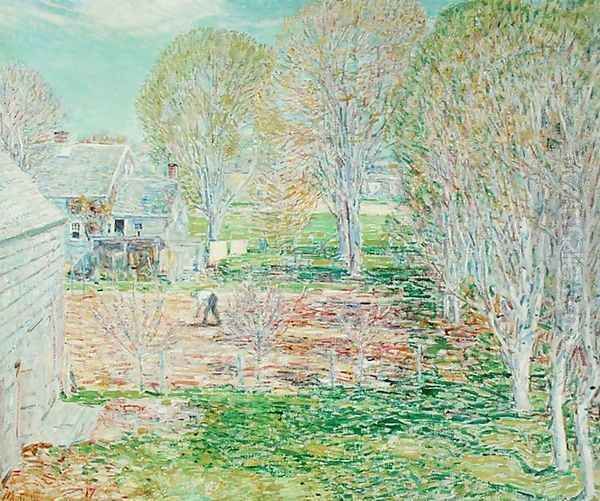 Spring Planting, 1923 Oil Painting by Childe Hassam