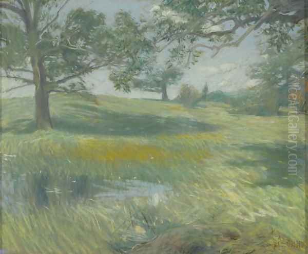 Meadows, c.1900-10 Oil Painting by Childe Hassam