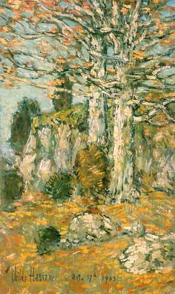 Tree Landscape, 1903 Oil Painting by Childe Hassam