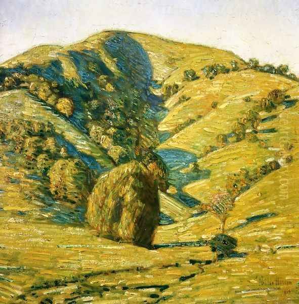 Hill of the Sun, San Anselmo, California Oil Painting by Childe Hassam