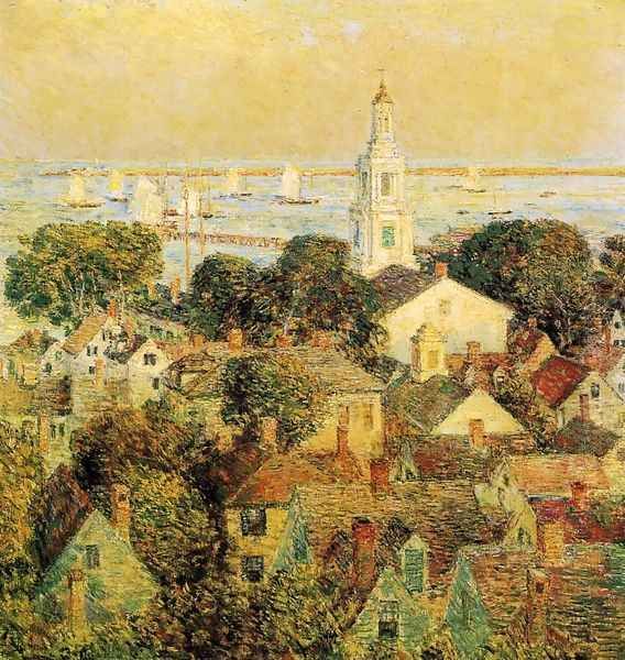 Provincetown Oil Painting by Childe Hassam