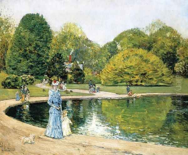 Central Park 2 Oil Painting by Childe Hassam