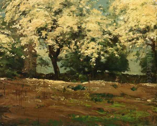 Blossoms Oil Painting by Childe Hassam