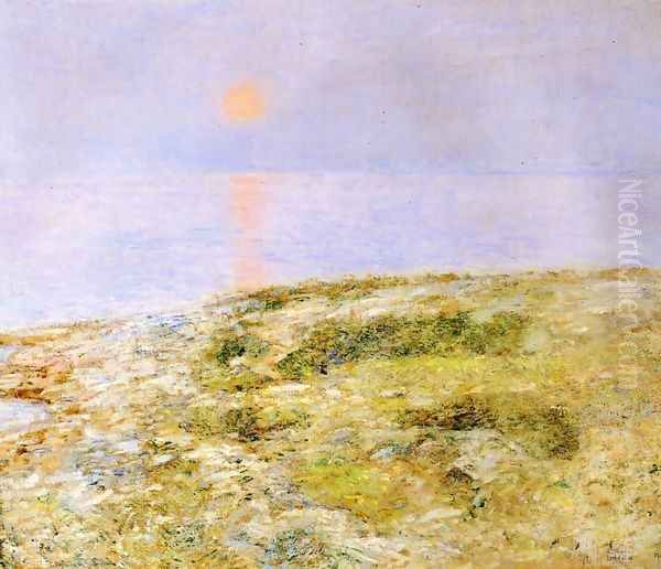 Sunset, Isle of Shoals Oil Painting by Childe Hassam