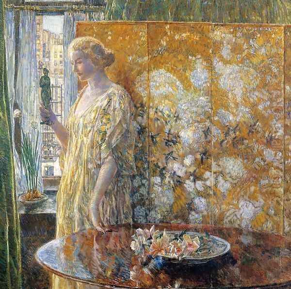 Tanagra, The Builders, New York Oil Painting by Childe Hassam