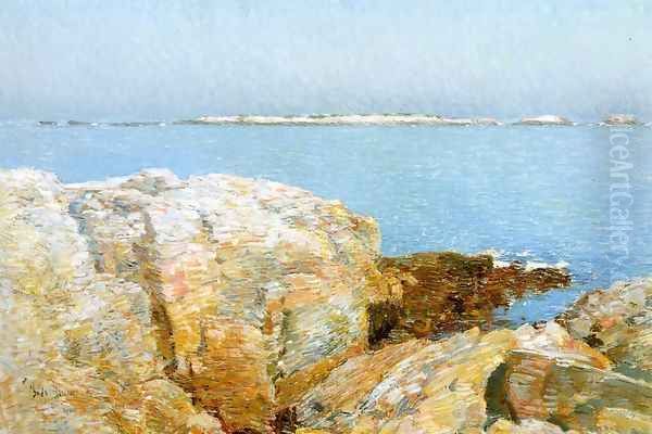 Duck Island Oil Painting by Childe Hassam