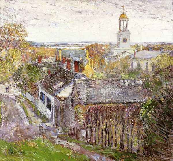 Quincy, Massachusetts Oil Painting by Childe Hassam