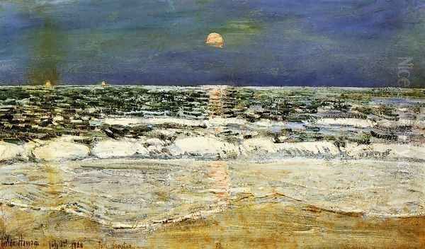 East Hampton Oil Painting by Childe Hassam