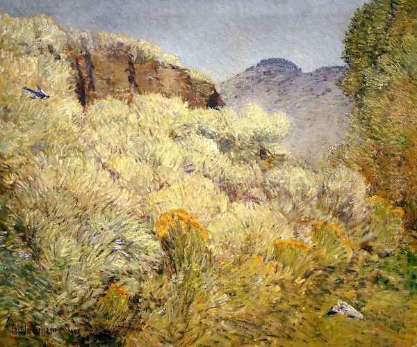 Harney Desert Oil Painting by Childe Hassam